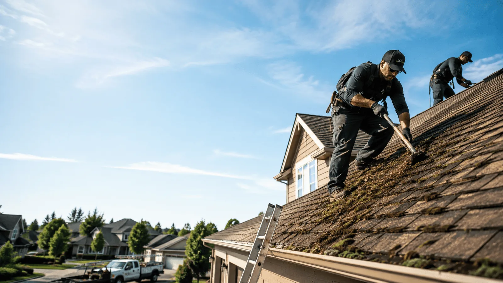 Roof Moss Removal in Williamsville, IL near me
